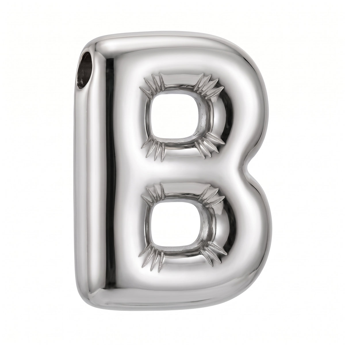 Balloon Initial Pendant Necklace – Letter B