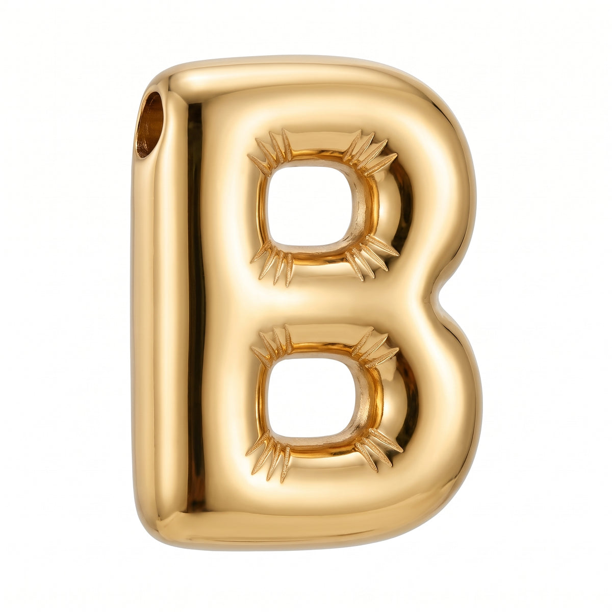 Balloon Initial Pendant Necklace – Letter B