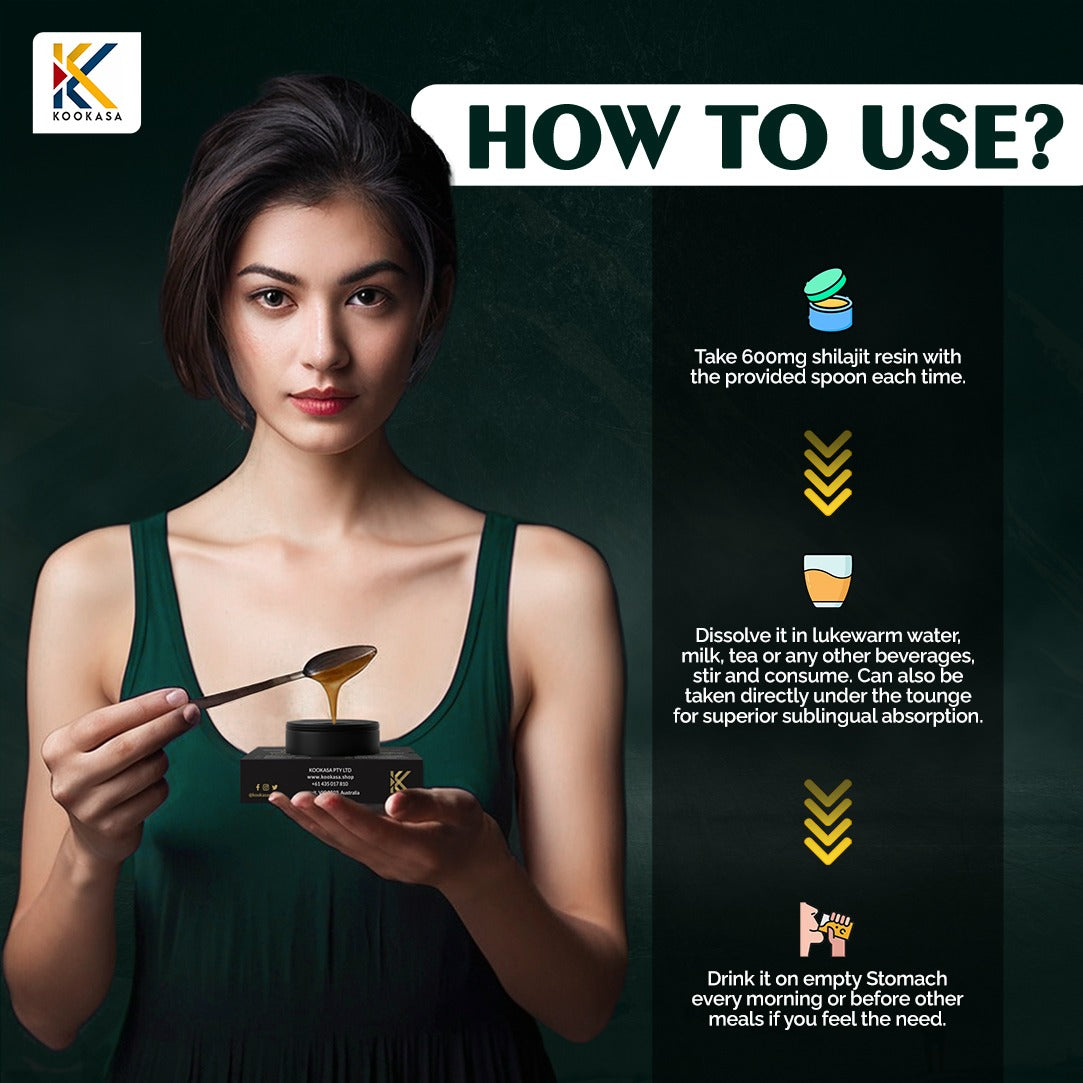 Kookasa 100% PURE SHILAJIT RESIN (30G)